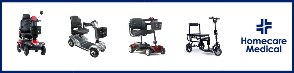 Homecare medical have a wide variety of mobility scooters for you to choose from, from small to large