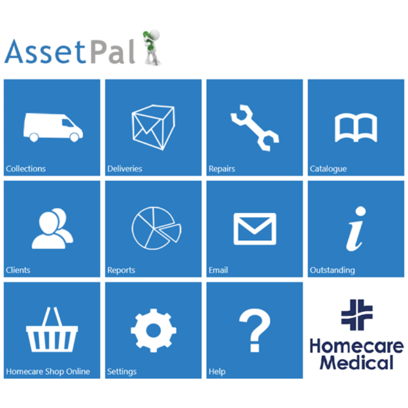 Homecare Medical's bespoke asset management software AssetPal allows you easily obtain and manage all product information in one place